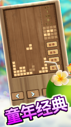 木头俄罗斯方块手游无广告版