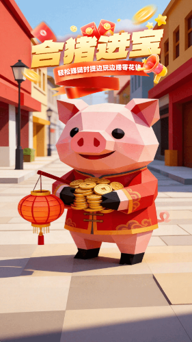 合猪进宝游戏绿色版图1