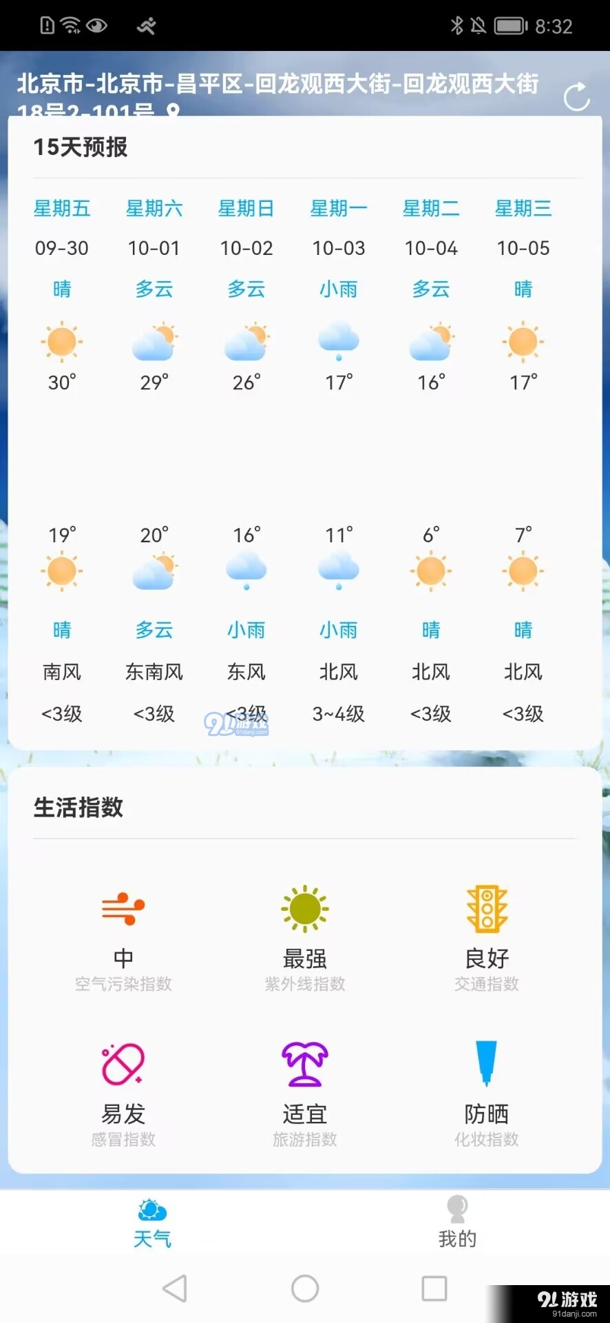 朝阳天气