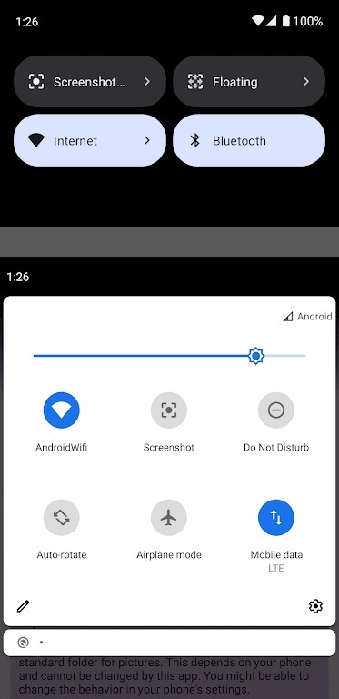 Screenshot Tile