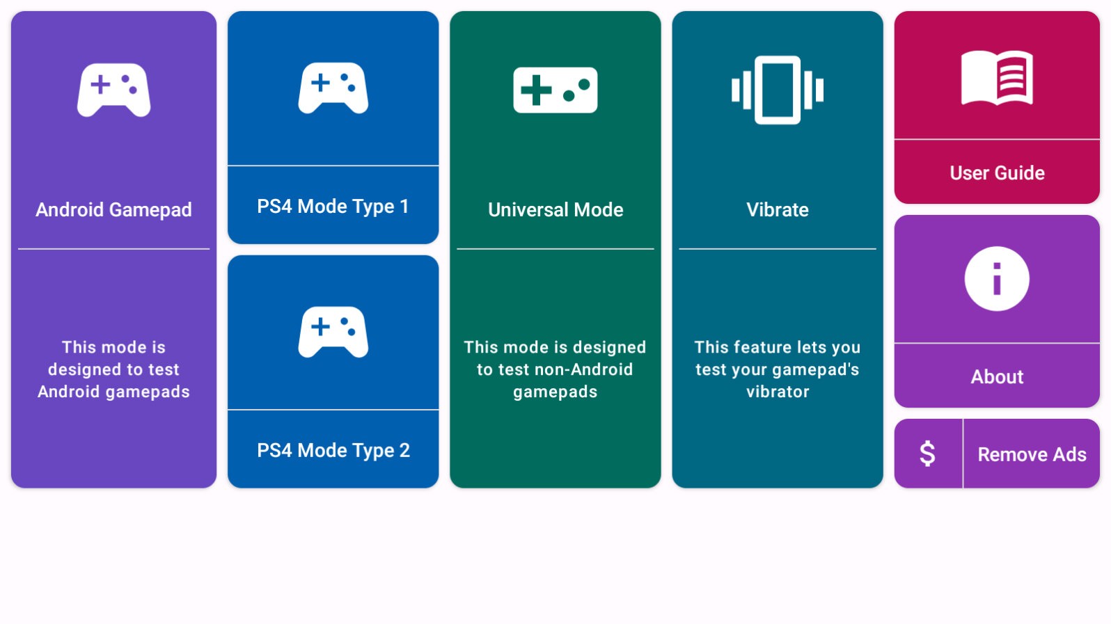 GamePad Tester