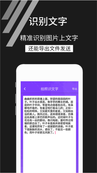 拍照识文字app