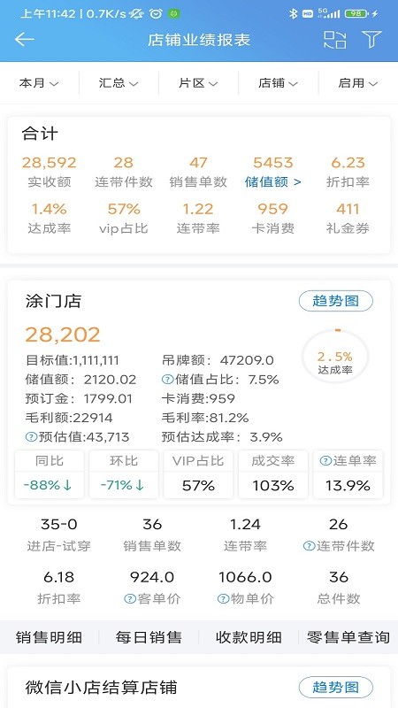 三联老板报表APP
