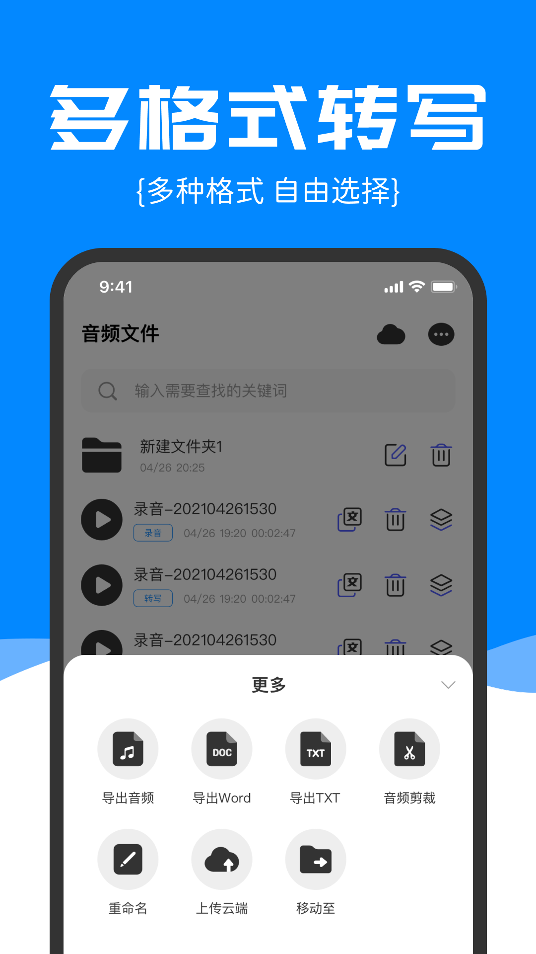 精准录音转文字正版图2