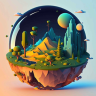 闲置的行星矿工游戏绿色版