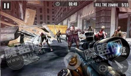 僵尸猎手战场射击手游版图3