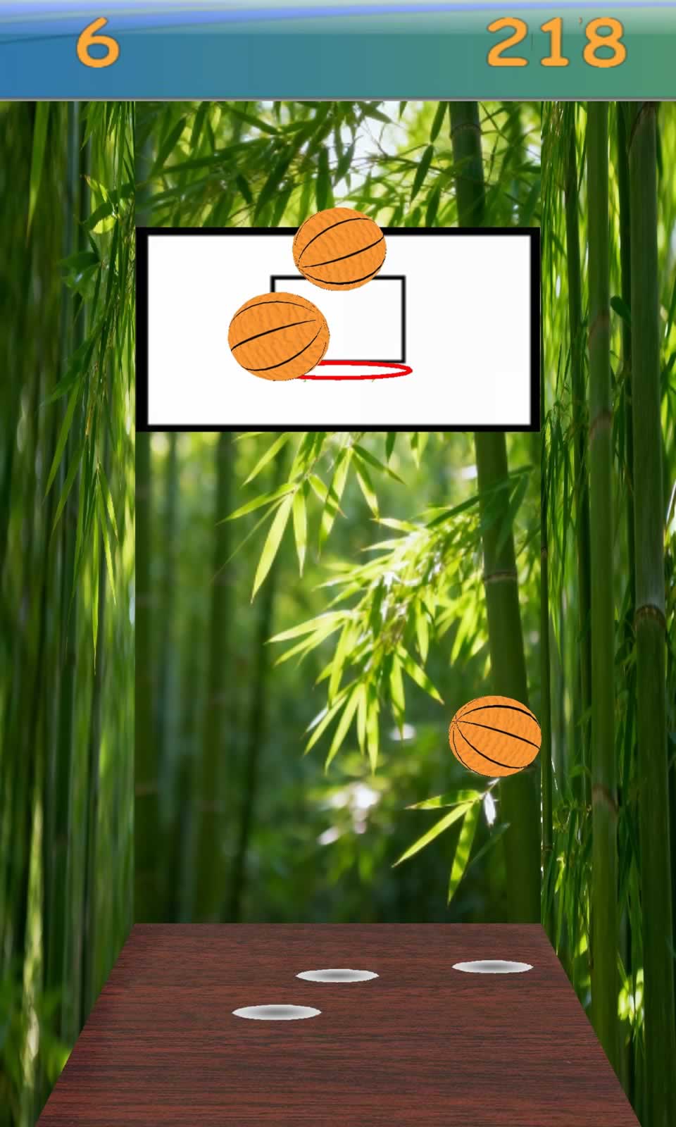 林间投篮游戏绿色版