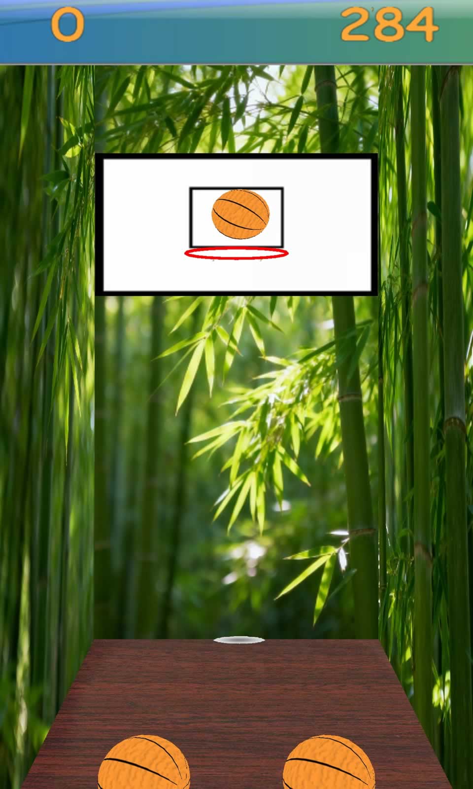 林间投篮游戏绿色版
