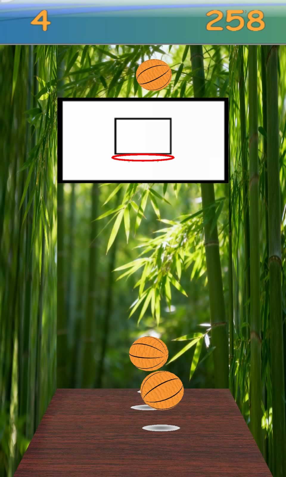 林间投篮游戏绿色版