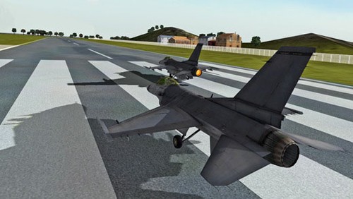 F18模拟起降手游版