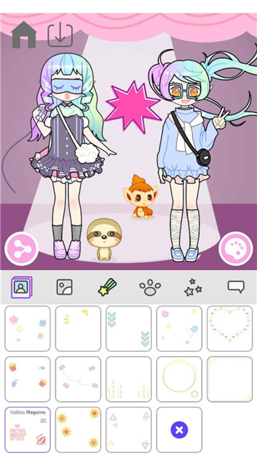 粉彩萌拼女孩手机最新版图2
