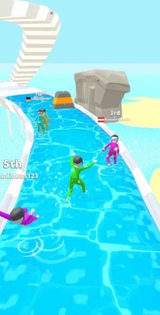滑道障碍赛3D（Slick Run 3D）游戏绿色版