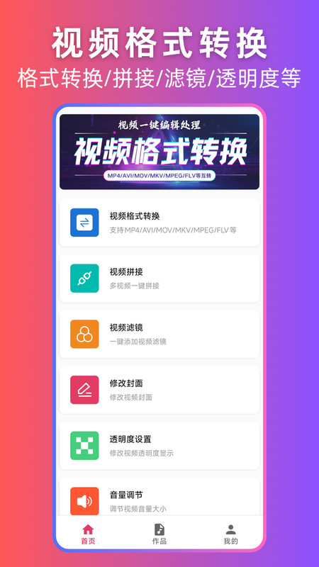 视频格式转换大师免费原版图3