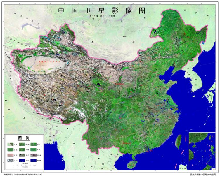 中国卫星地图高清版图3