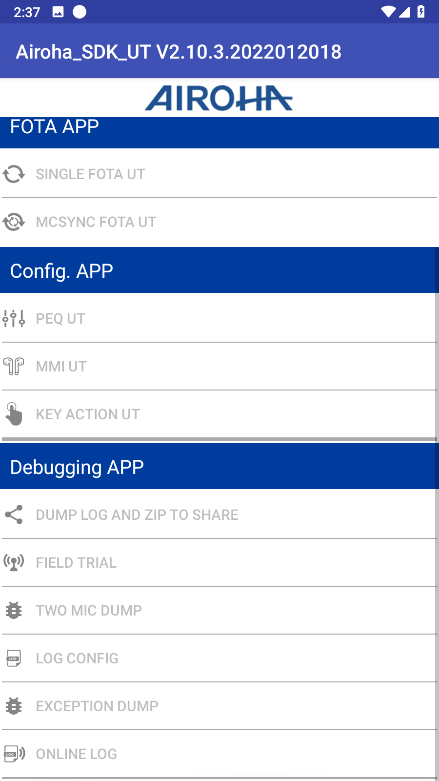 Airoha_SDK_UT