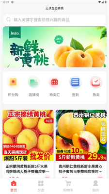 云滇生态黄桃正版图2