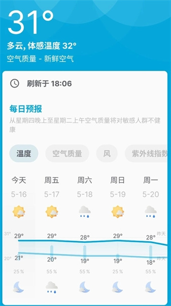 安心天气提醒原版图3