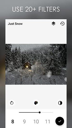 DIY雪花滤镜通用版图1