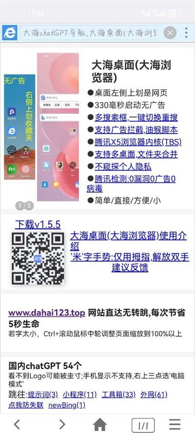 大海浏览器正版图1
