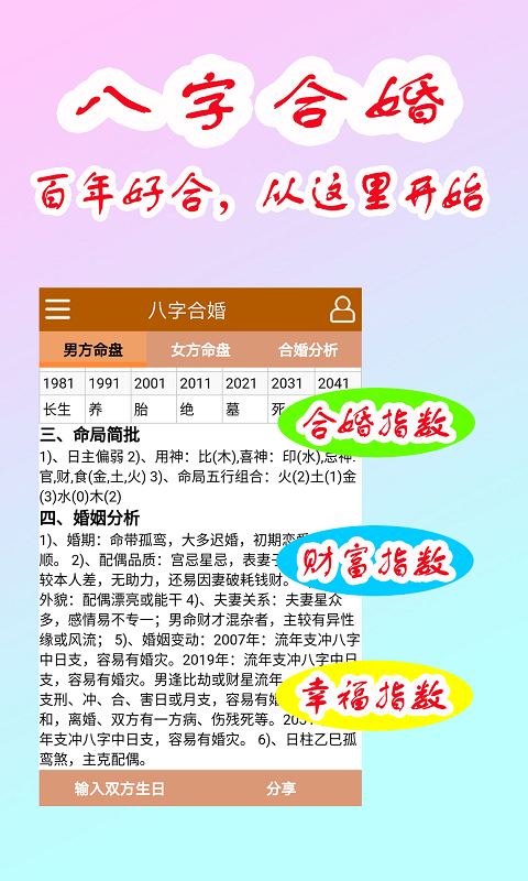 子平八字算命图2