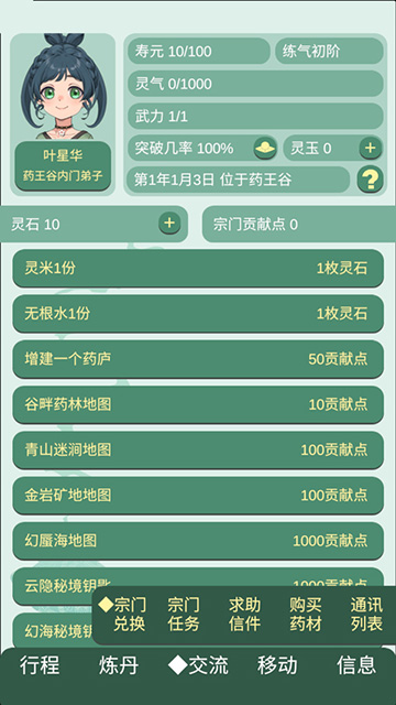 药王谷女修修炼手札版图5