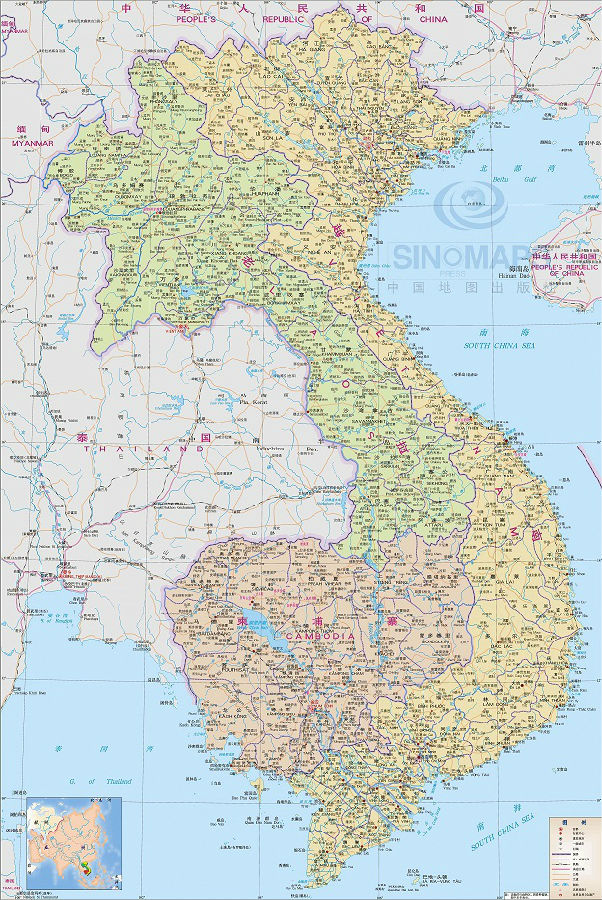 越南地图无广告版