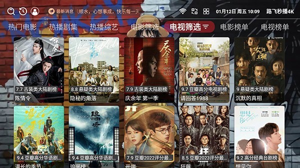 路飞秒播4k电视盒子版(1)