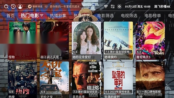 路飞秒播4k电视盒子版(2)
