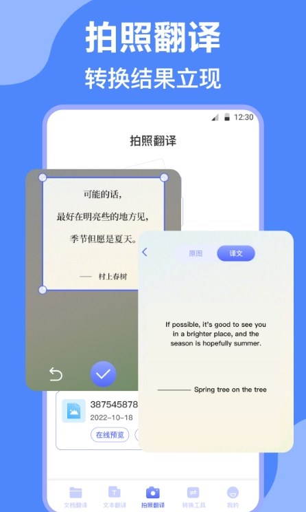 论文英译汉直装版图3