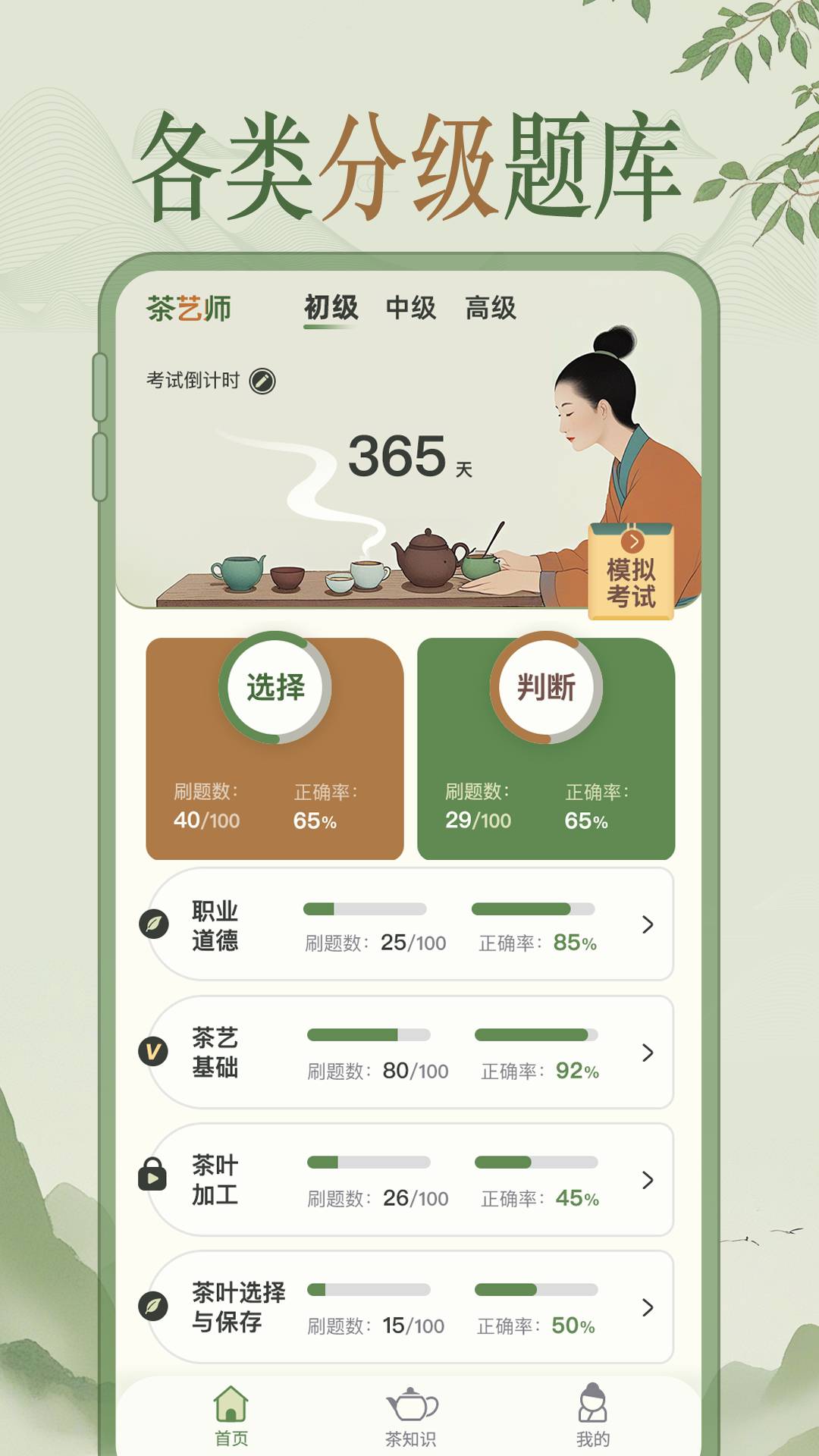 茶艺师刷题免费原版图1