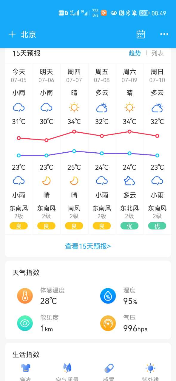 本地实况天气免费原版