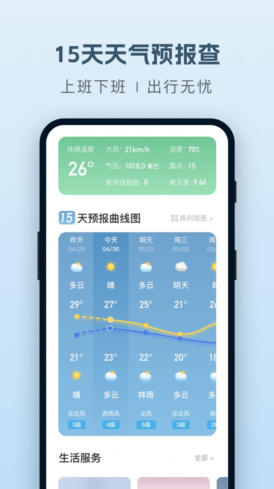 纯净天气预报图1