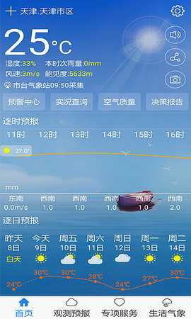 天津气象安卓版图1
