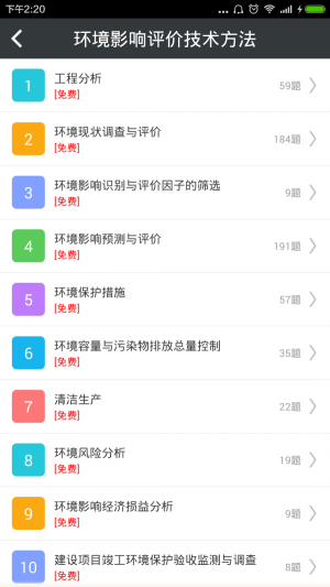环境影响评价师总题库安卓版图2