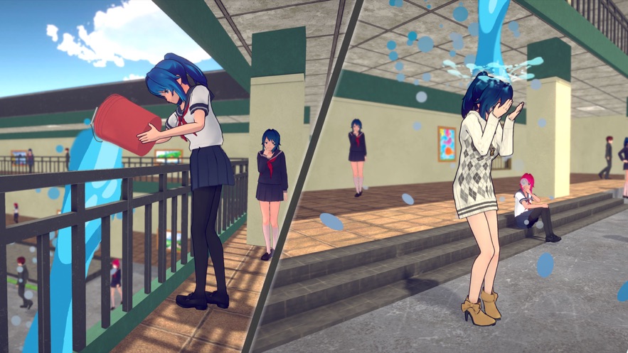 动漫高学校女孩生活3D原版图1