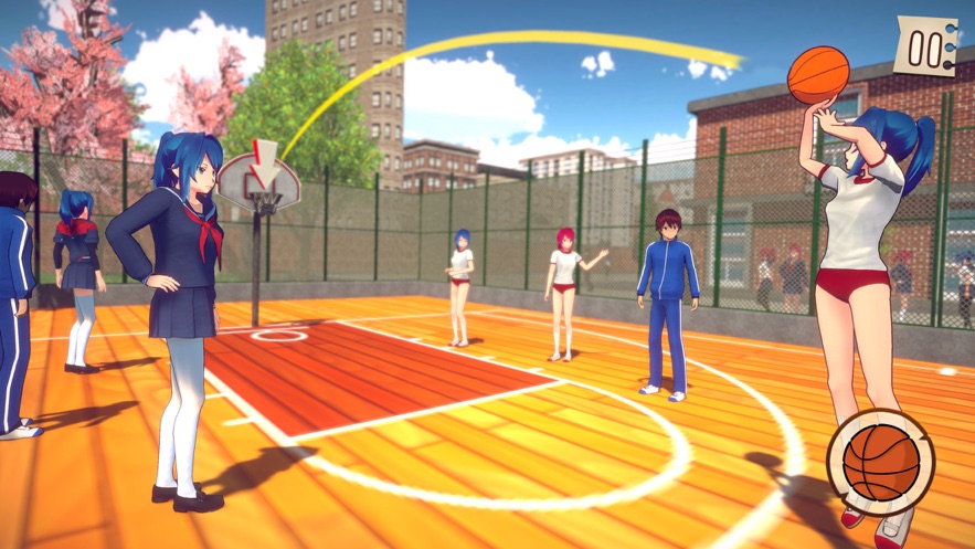 动漫高学校女孩生活3D原版图2
