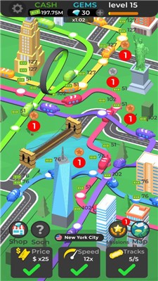 闲置地铁3D通用版图3