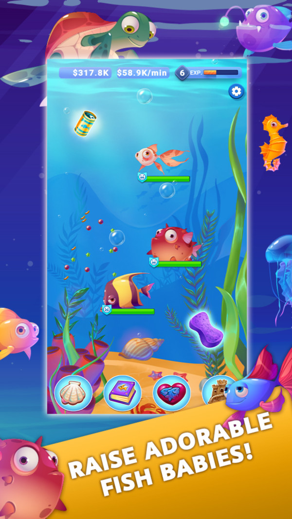 我的闲置水族馆游戏无广告版(2)