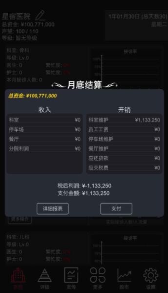 模拟经营医院