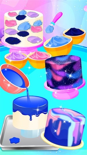 星空银河镜面蛋糕手机免费版图1