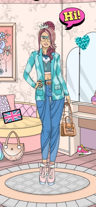 女孩装扮和涂色书(3)