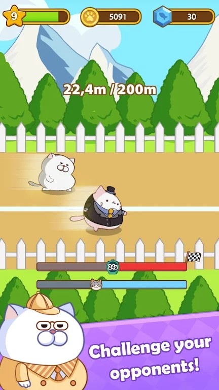 猫咪赛跑凯蒂冲刺图2