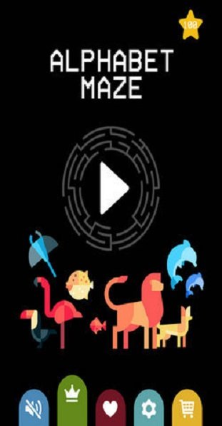 字母迷宫游戏绿色版图2