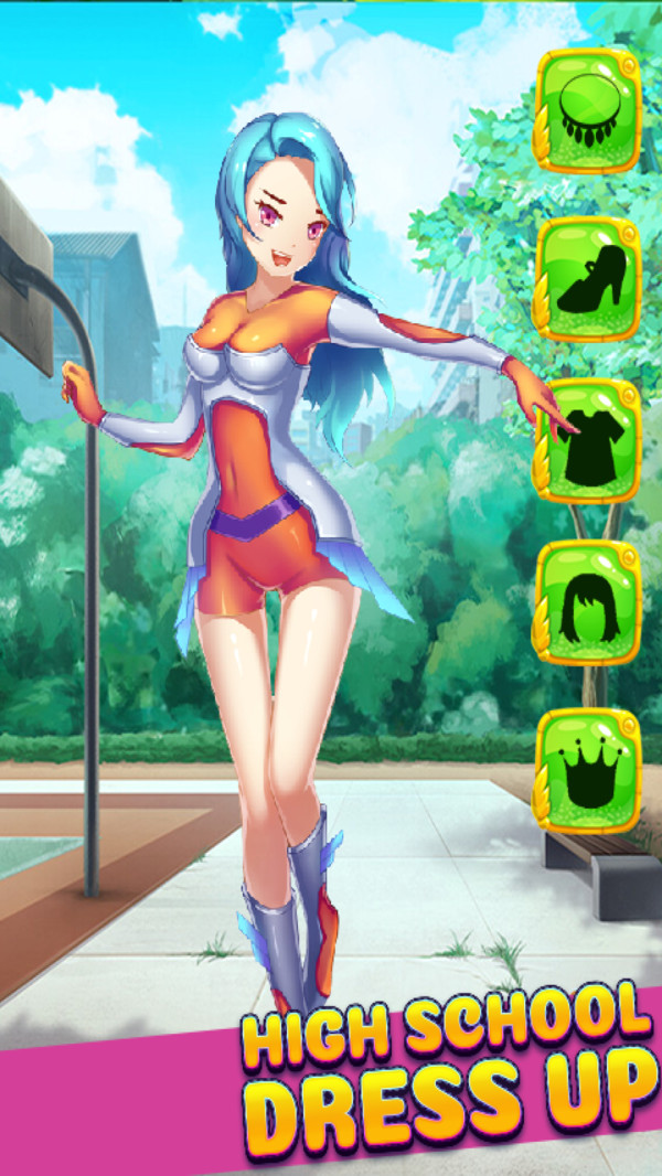 高校女生可爱装扮手机正版图2