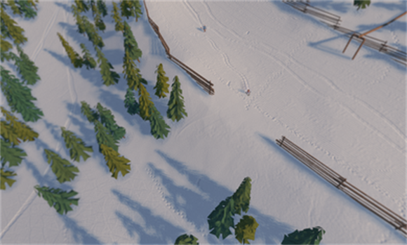 高山冒险滑雪游戏