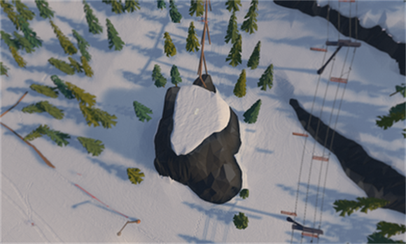 高山冒险滑雪游戏