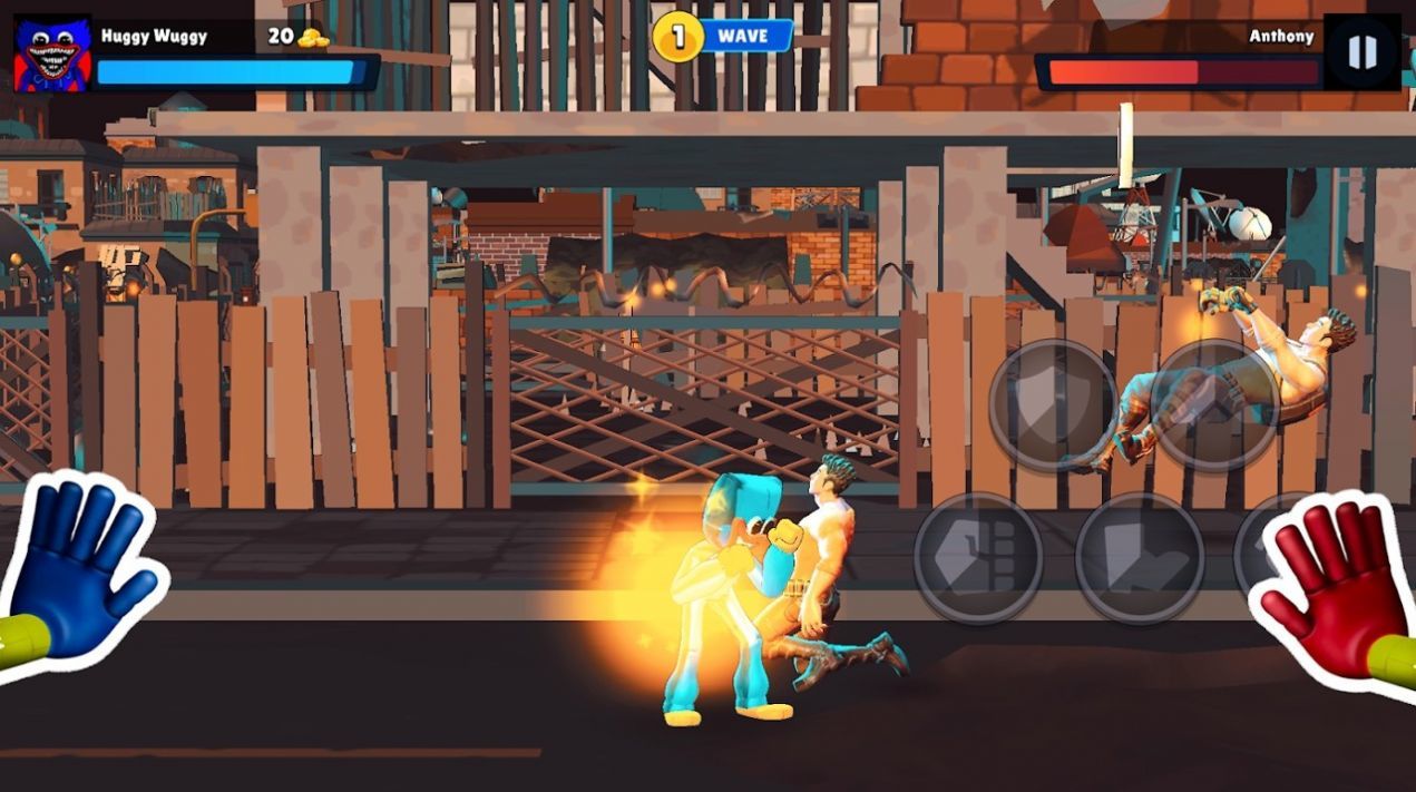 大块头格斗(Huggy Wuggy Street Fighter)手机最新版(3)