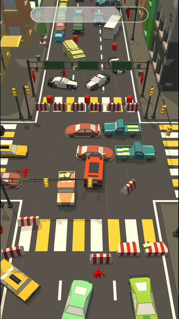 障碍道路碰撞3d手机免费版图2