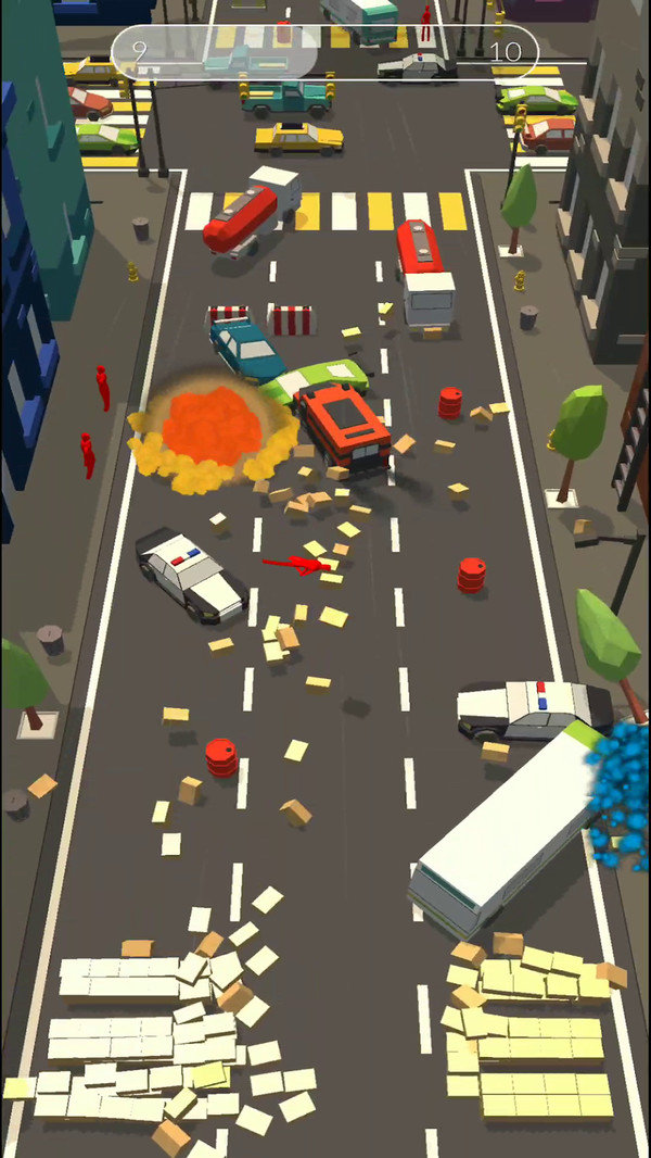 障碍道路碰撞3d手机免费版图4
