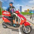 电动车披萨外卖女孩(Pizza Delivery Scooter Girl)原版